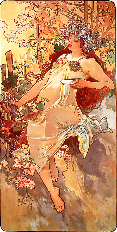 Fall Alphonse Mucha